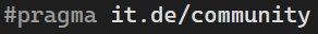 #pragma-it.de - Community